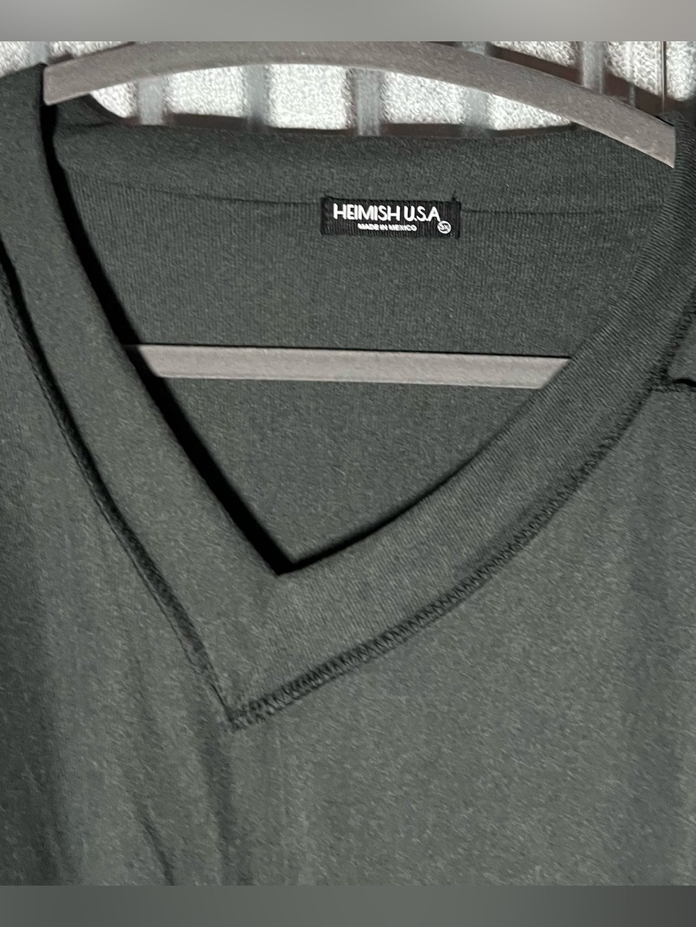 Black Casual Long Sleeve Tee by Heimish NWOT 3X - Picture 2 of 3